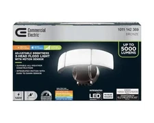 Commercial Electric 1000/3000/5000 Lumen Select Integrated LED Slectable 5CCT Br