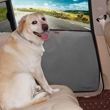 BECROWMUS 2 Packs Dog Car Door Protector-Waterproof Pet Cover Anti Scratch