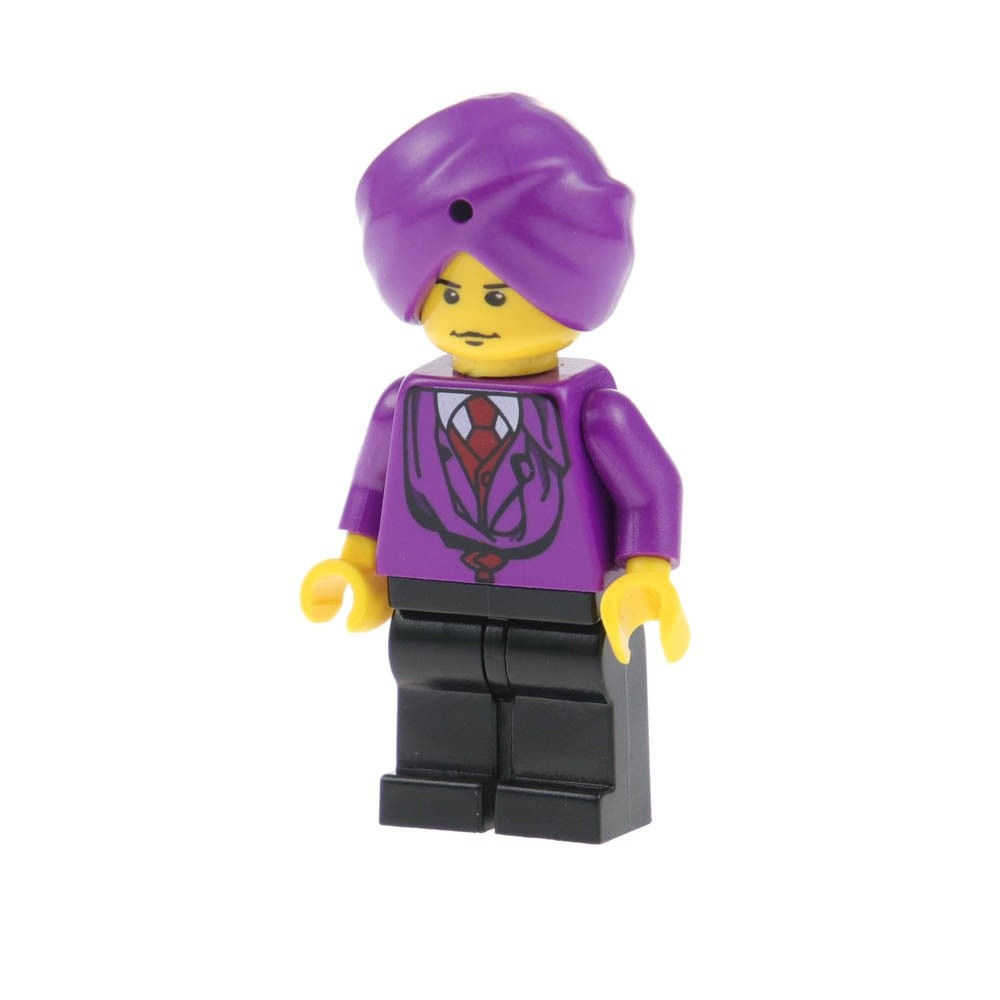 1xLego Minifigur Harry Potter Professor Quirinus Quirrell Turban Lila 4702 hp011