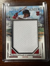 2025 Panini Boys Of Summer Kristian Campbell Jumbo Relic RC /99
