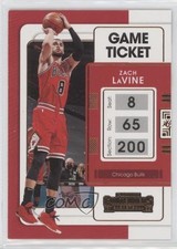 2021-22 Panini Contenders Game Ticket Bronze Zach LaVine #46 13a1