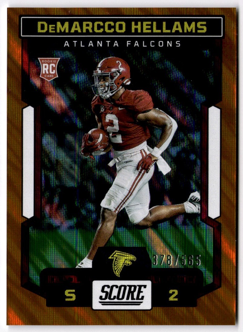2023 Score Lava DEMARCCO HELLAMS #385 378/585 Falcons Alabama 378 / 585