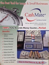 Cash Mate cash counter scale machine New in box made in usa