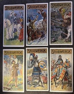 JOAN OF ARC WILLIAM TELL: Set of German Stollwerck Chocolate Cards (1908)