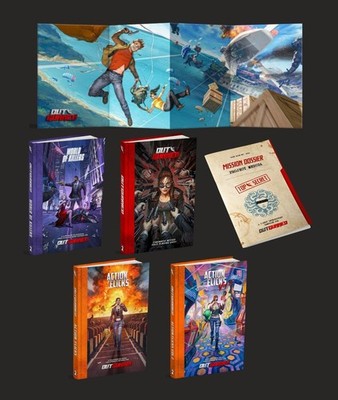 Outgunned RPG Mega Bundle - Core Books, Adventures & Director Screen $233 Value