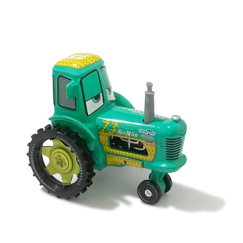 Disney Pixar Cars No.73 Green Tractor 1:55 Diecast Model Car Toys Gift