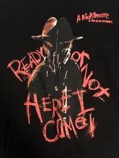 Nightmare On Elm Street Freddy Krueger T-Shirt Men  s M/Black 