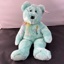 Vintage Ty 2000 Beanie Buddies Ariel Teddy Bear Plush Stuffed Animal MWMT