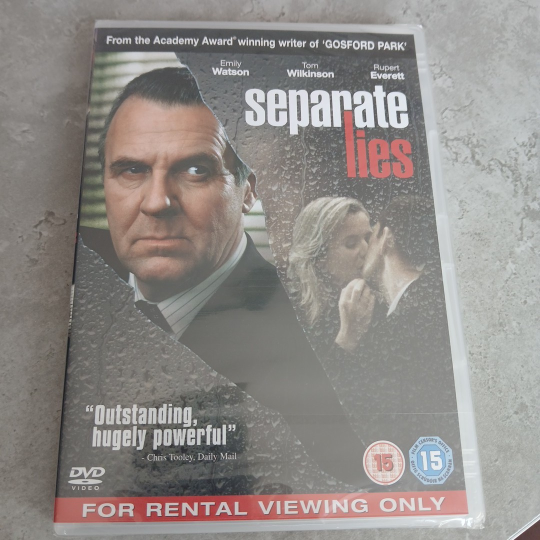 Separate Lies (DVD, 2006) Brand New And Sealed