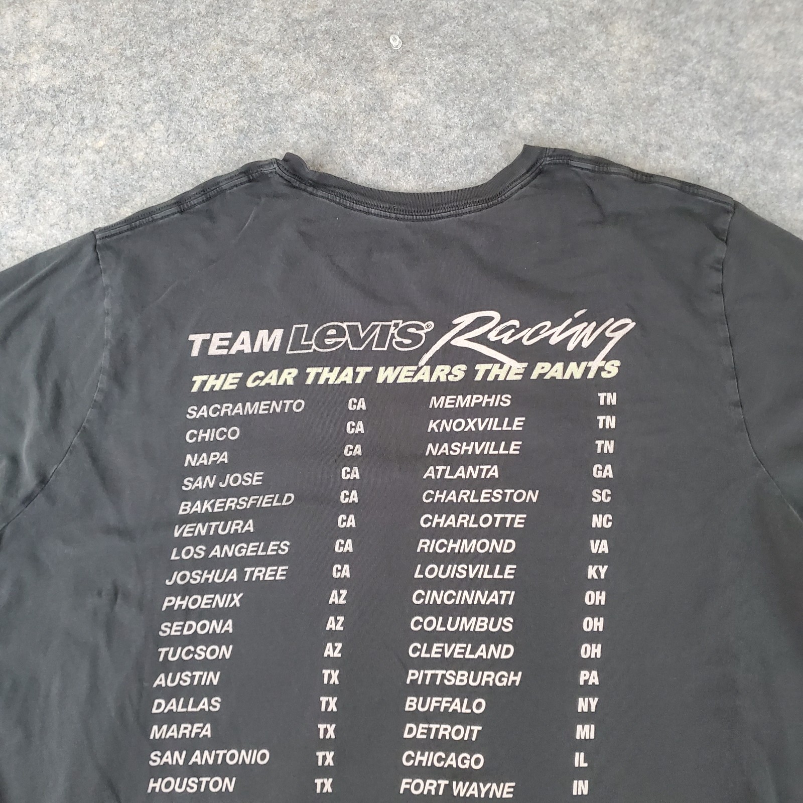 Levi's Shirt Men 2XL Gray Crew Neck Short Sleeve Graphic Stretch Pullover Casual thumbnail 12