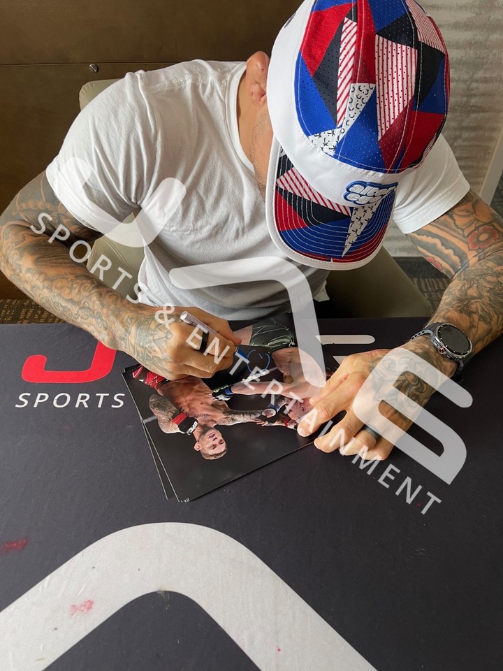 Photo Dédicacée Dustin Poirier 8x10 - UFC - Avec Certificat JSA