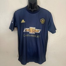 Manchester United Vintage Soccer Jersey XL runs small Adidas Polyester
