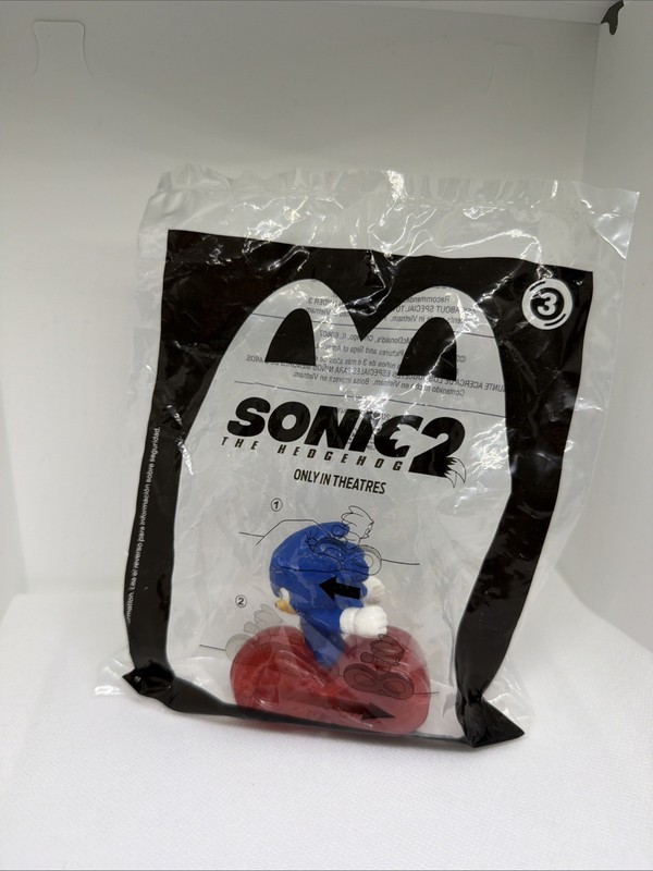2022 McDonald's Sonic 2 The Hedgehog Happy Meal Toy #3 SEALED