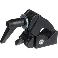 Black Super Clamp Vise Ideal for Photography Equipment with 33 lbs Load Capacity