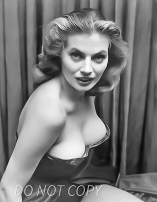 ANITA EKBERG 8x10 Photo Iconic Film Star Classic 50s Blonde Legend Reprint RP