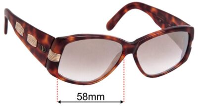 SFx Replacement Sunglass Lenses fits Valentino V603 - 58mm Wide