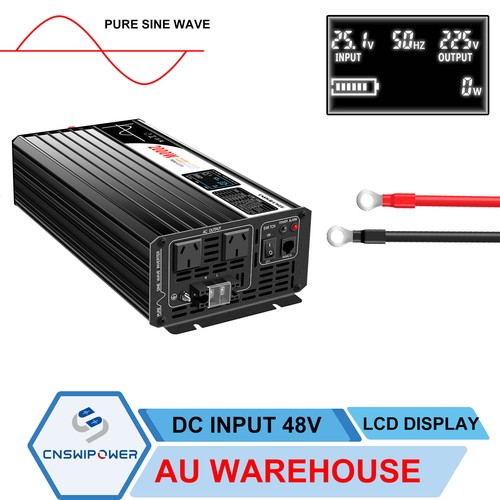 2000W dc12V 24V 48V 36V to ac 120V Pure Sine Wave power Inverter - Picture 10 of 11