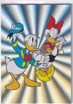 Donald Duck 90 Jahre Sticker & Cards Special Couple Card Karte C29 of 50 C 29