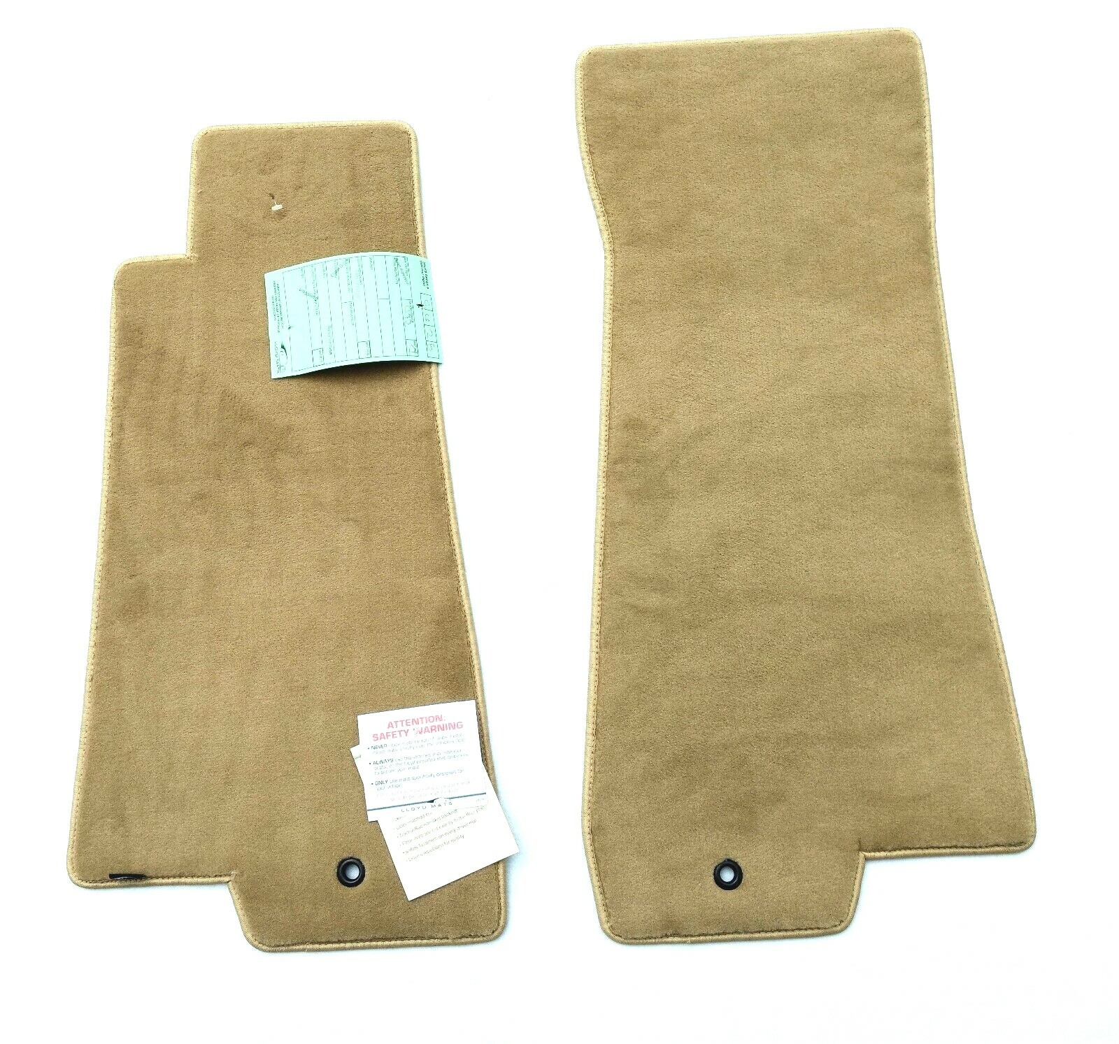 Jaguar XK8 Carpet Lloyd's Floor Mats Tan FrontFits 19972006 w/1