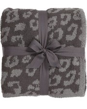 NEW 180 Barefoot Dreams In The Wild Throw Blanket Graphite/Carbon 54" X 72"