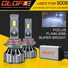 9006 LED Headlight Bulbs for Toyota RAV4 06-11 Camry 1992-2006 Bright Low Beam