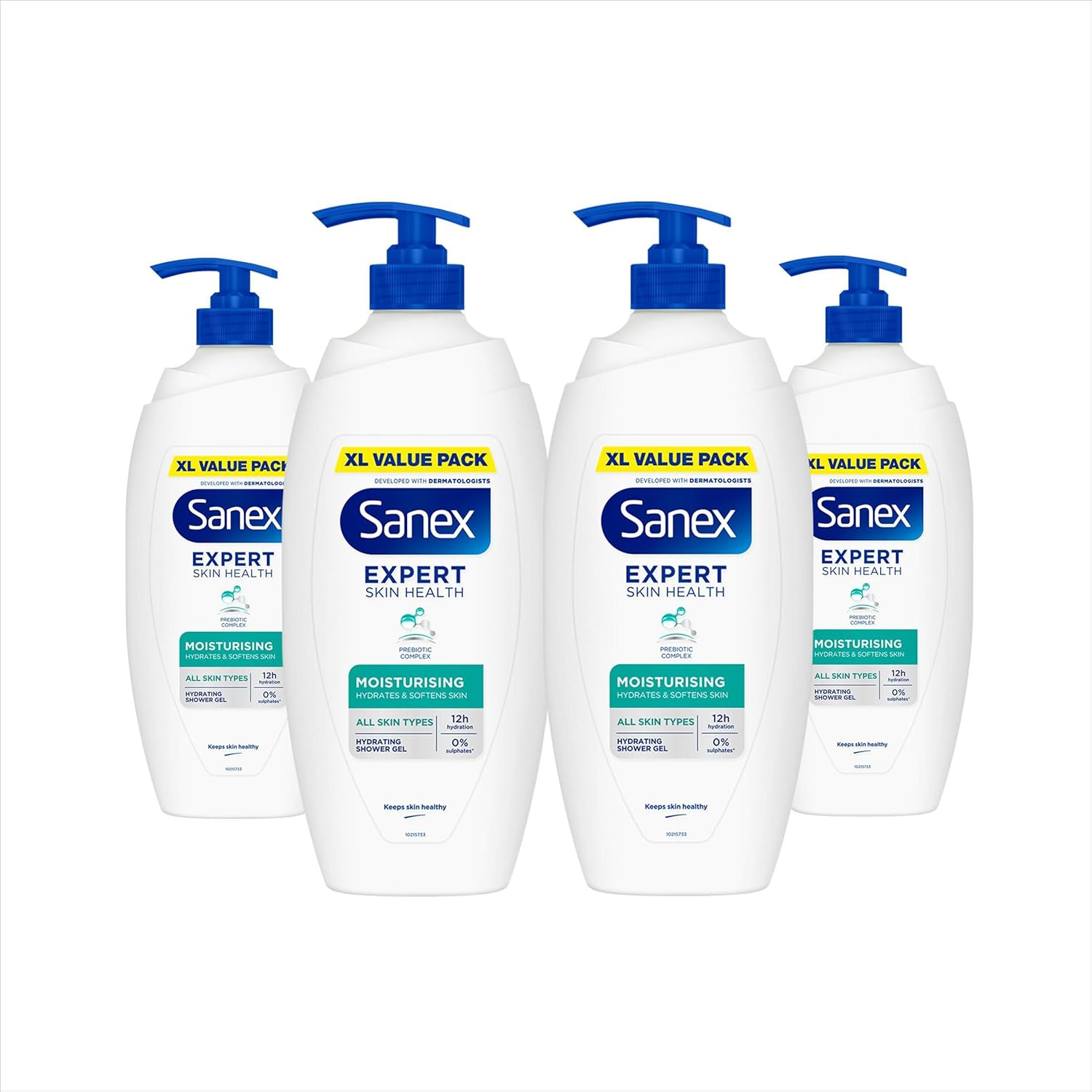 Sanex Body Wash - Expert Skin Health - Moisturising Shower Gel - Dermatologist T