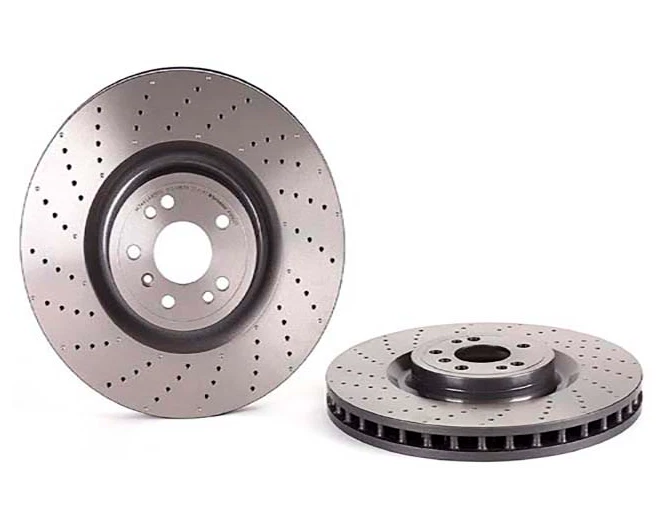 Rotores de freno delanteros y traseros Brembo con pastillas de freno y sensores para Mercedes W164 W166 Foto 2 de 4