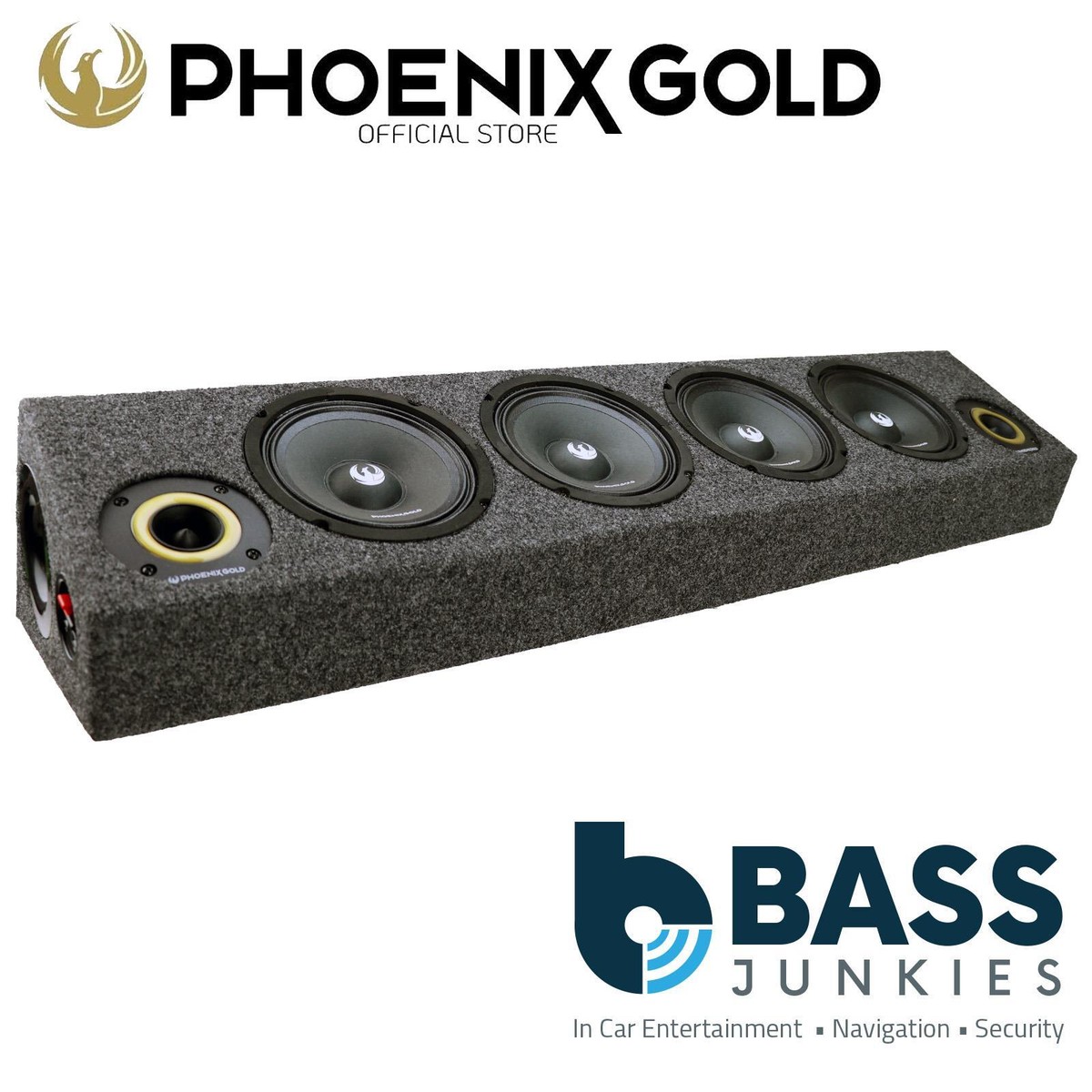 Phoenix Gold 1700 Watts x Midbass x Tweeter Ported