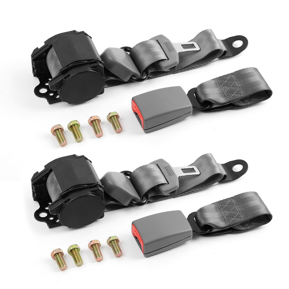 2pcs Universal Seat Belt 3 Point Seat Belt For Honda Pilot 20032015