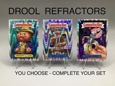 2024 Topps Garbage Pail Kids Chrome 7 -- DROOL REFRACTORS -- YOU PICK!!!