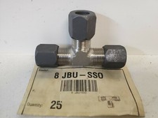NEW OLD STOCK! PARKER SS UNION TEE FITTINGS 8-JBU-SS-0
