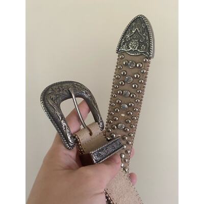 Embellished Guess Leather Belt Guess | Accessories | Vintage Guess Embellished Belt | Poshmark main image 4