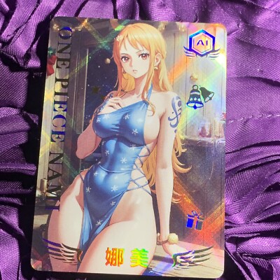 Nami ONE PIECE GODDESS Sweet Anime Girl Holo Card