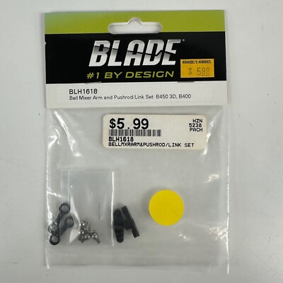 Bell Mixer Arm and Pushrod/Link Set B450 3D B400 Blade BLH 1618 NEW