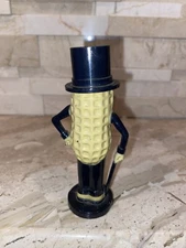 Vintage 4 inch tall Mr. Peanut Plastic Pepper Shaker Only REPLACEMENT