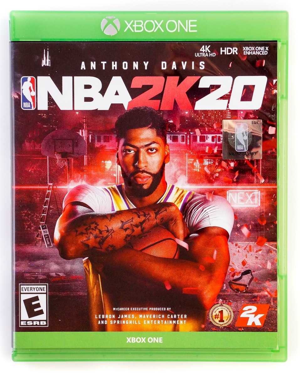 NBA 2K20 USED Microsoft Xbox One, 2019 Anthony Davis, Game Disc