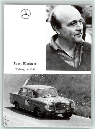 12100755 - Eugen Boehringer auf Mercedes Nuerburgring 1963 Motorsport