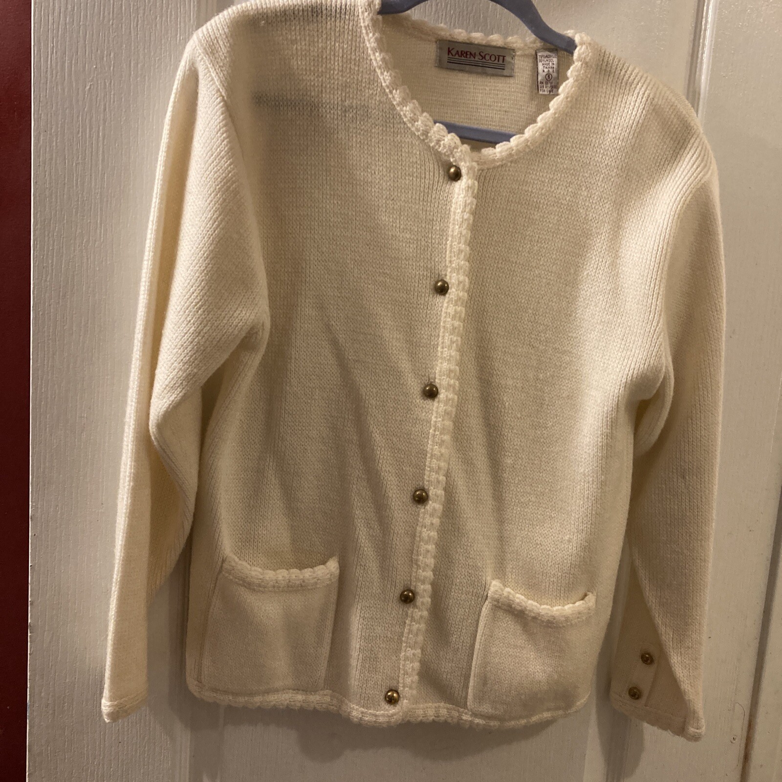 Karen Scott Womens Sz S Acrylic/Wool 