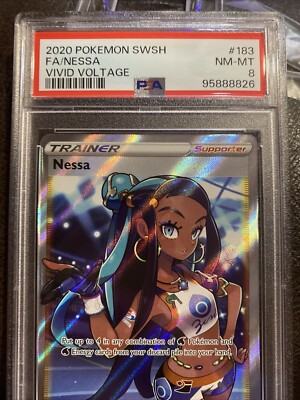 ライコーオーフラッシュネスPSA8 Nessa Full Art Vivid Voltage #183 PSA 8 NM-MT | eBay