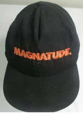  vintage MAGNATUDE snapback hat cap tobacco cigarettes smoking black