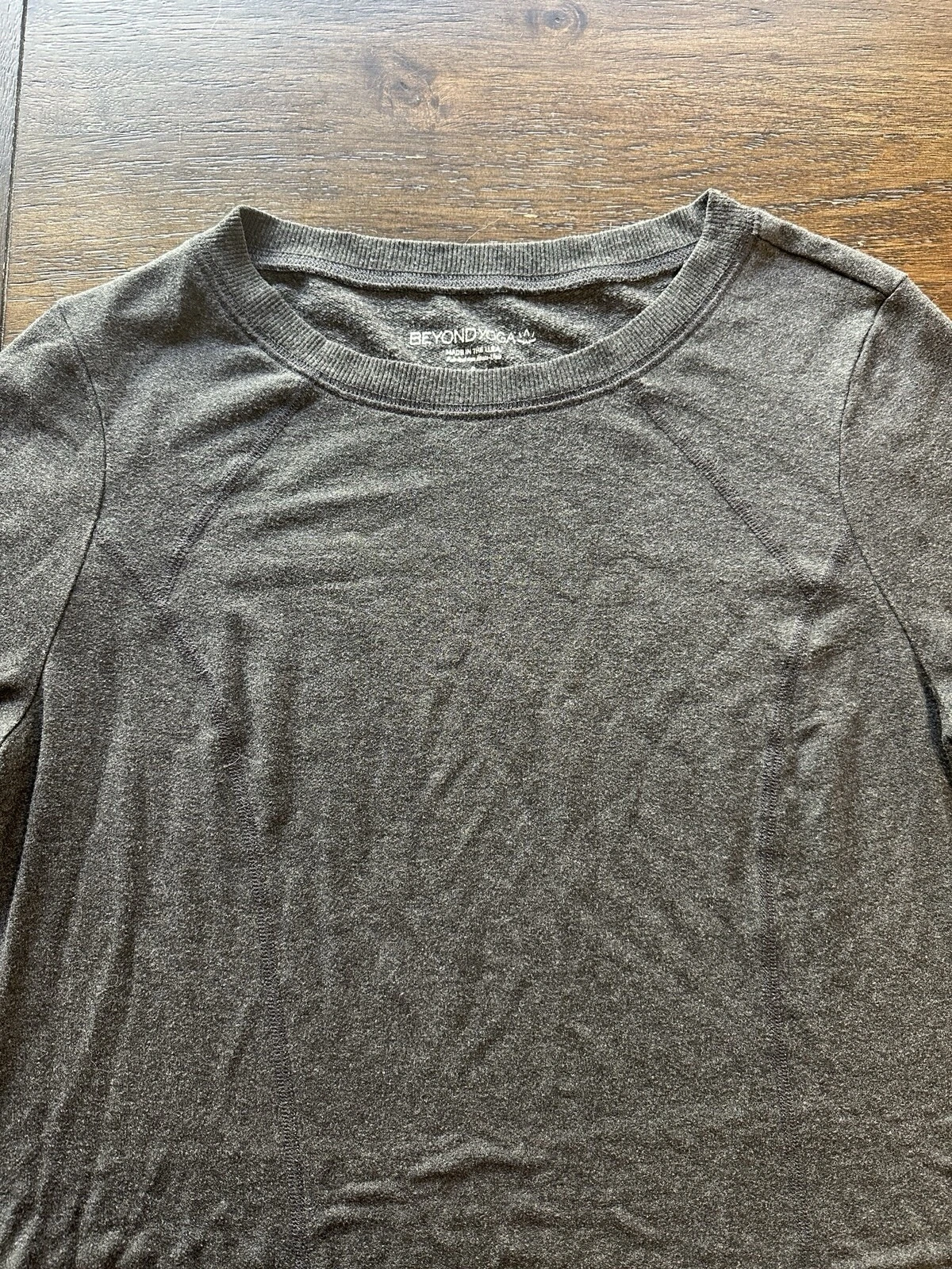 beyond-yoga long sleeve soft active running t tee top shirt
