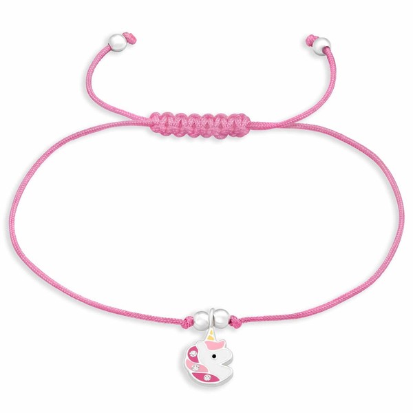 Armband Mit Einhorn AnhäNger 925 Silber - Kinder Damen MäDchen Schmuck-image