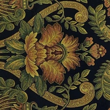 Burch Fabrics Marlene Navy Jacquard Upholstery Fabric