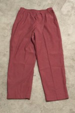Vintage Alfred Dunner Rose Pull On Dress Pants 16