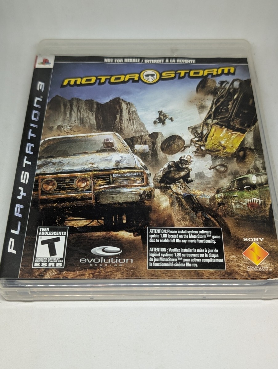 MotorStorm (PS3 PlayStation 3, 2007) Motor Storm Complete NOT FOR