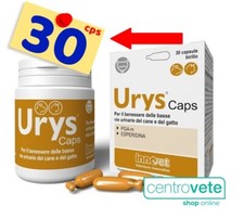 Innovet URYS CAPS  30 Capsule  per CANI e GATTI →  Benessere delle Vie Urinarie 