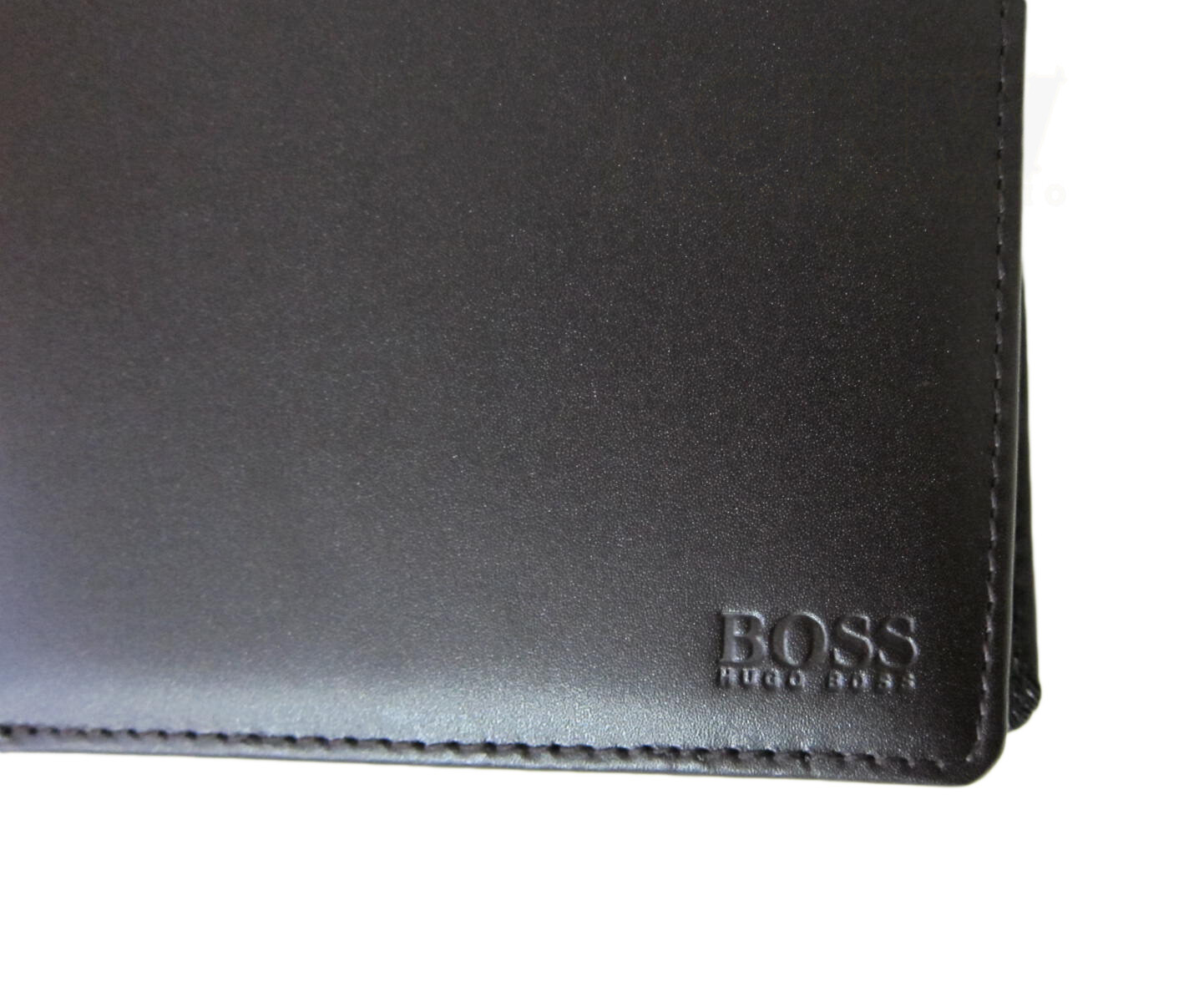 HUGO BOSS MEN SOFT LEATHER BILLFOLD 5 CARDS/COIN WALLET 'ASCOLOX' WITH