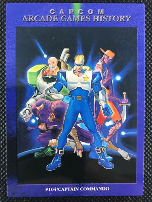 Captain Commando Carddass Masters ALL CAPCOM WORLD 98 Card Japanese Vintage F/S