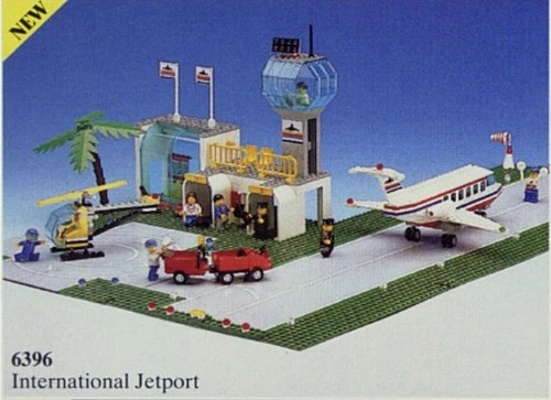 LEGO Town: International Jetport (6396) Just Missing Stickers Otherwise Complete