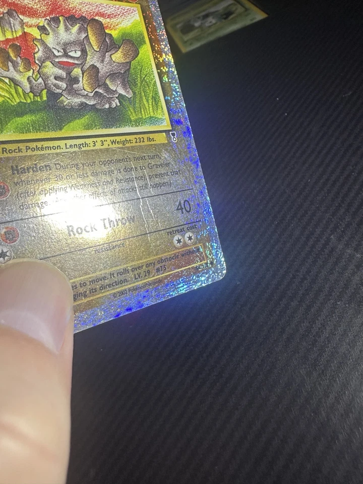 Graveler 44/110 Legendary Collection 2002 Reverse Holo WOTC Pokémon Card TCG - Image 4 of 4